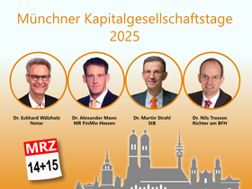 13. Münchner Kapitalgesellschaftstage 2025